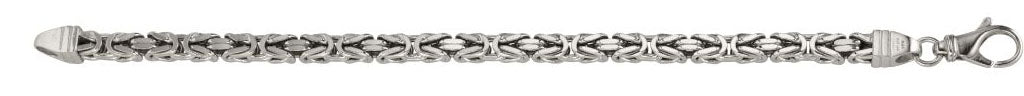 Königskette 4,9 mm – 925 Silber weiss