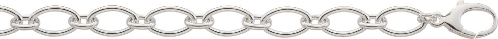 Anker Figaro Barock 7,5 mm – 925 Silber weiss