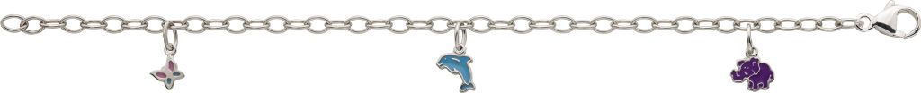 Charmbracelet mit Tieren 16cm