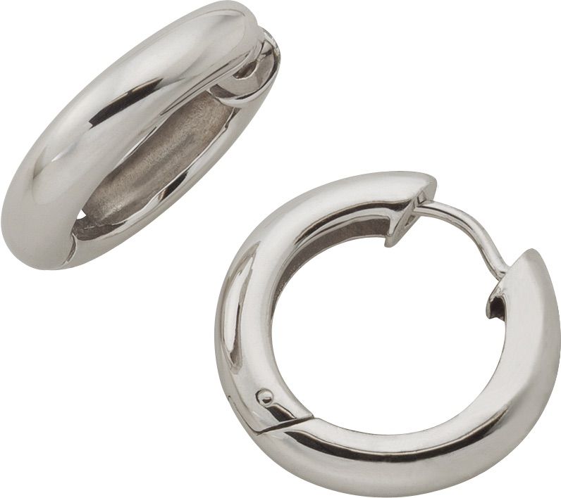 Creolen Silber 925 rhodiniert