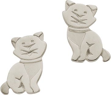 Ohrschmuck Ohrstecker (Paar) Katze