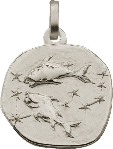 Anhänger Silber 925 rhodiniert Fisch