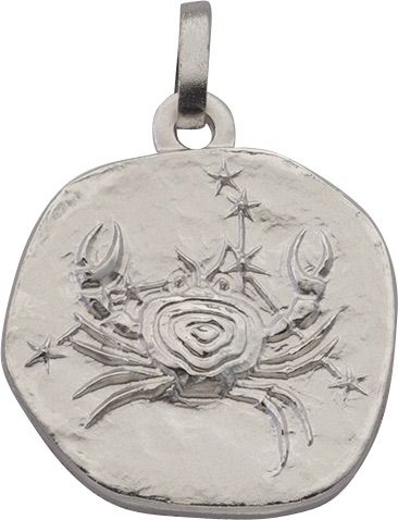 Anhänger Silber 925 rhodiniert Krebs