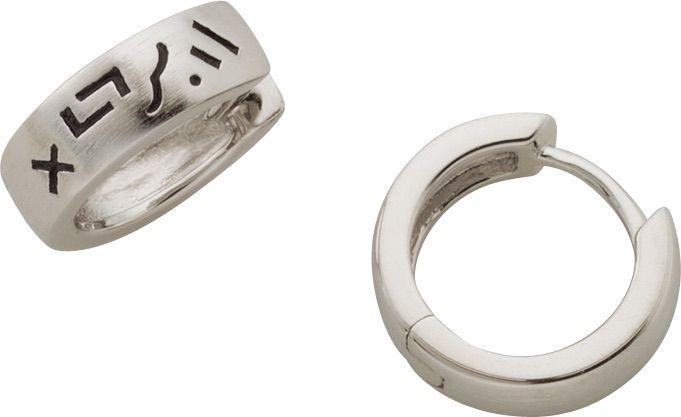Creolen Silber 925 rhodiniert