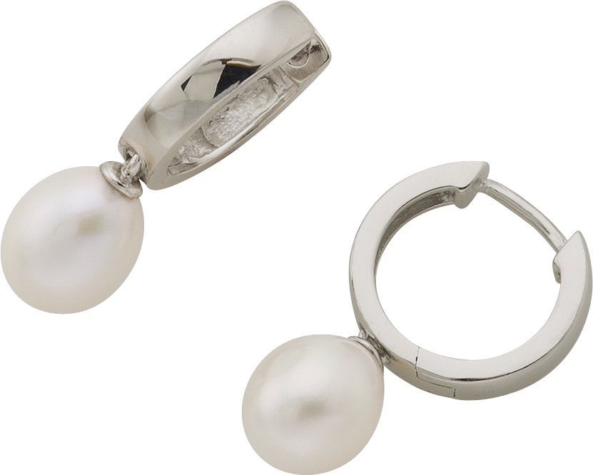 Creolen Silber 925 rhodiniert SWP