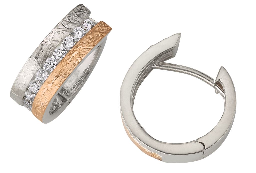 Creolen Silber 925 rhodiniert