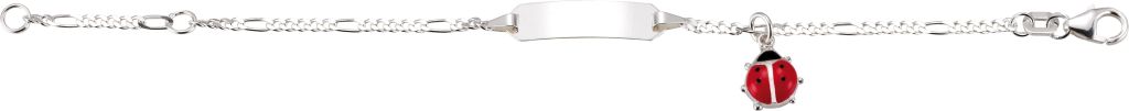 Bébé ID-Armband Figaro mit Marienkäfer