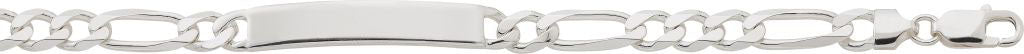 ID-Armband Figaro Massiv 8mm