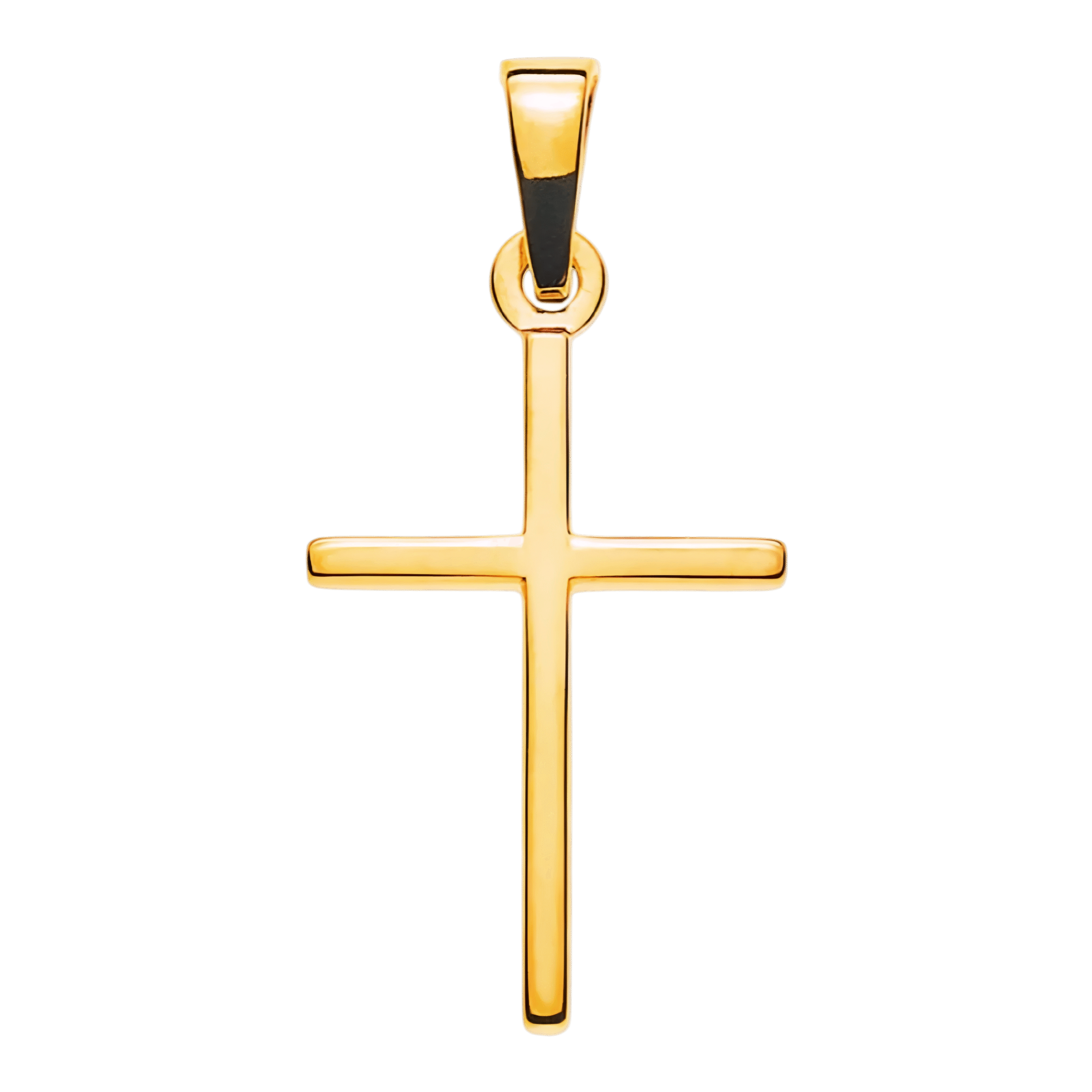 Balken-Kreuz Gelbgold 750 H: 18mm B: 12mm