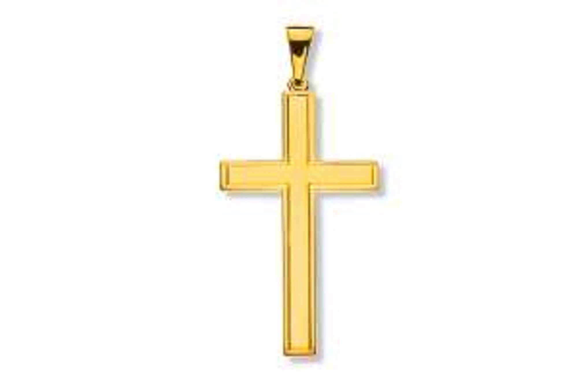 Balken-Kreuz Gelbgold 750 H: 41mm B: 24mm