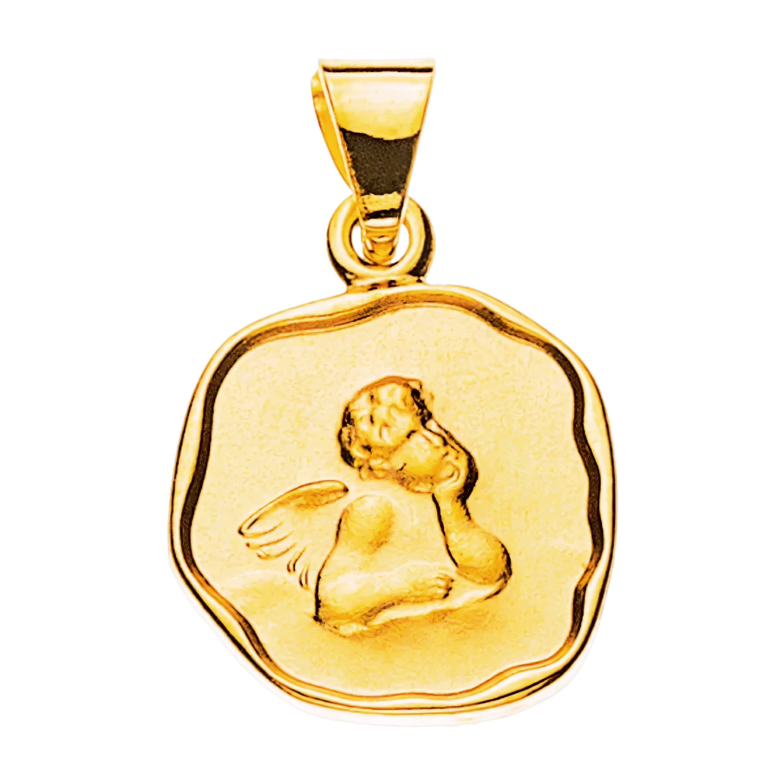 Engel Anhänger Gelbgold 750