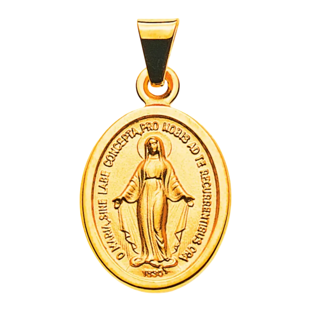 Milagrosa-Immaculata Gelbgold 750 12mm