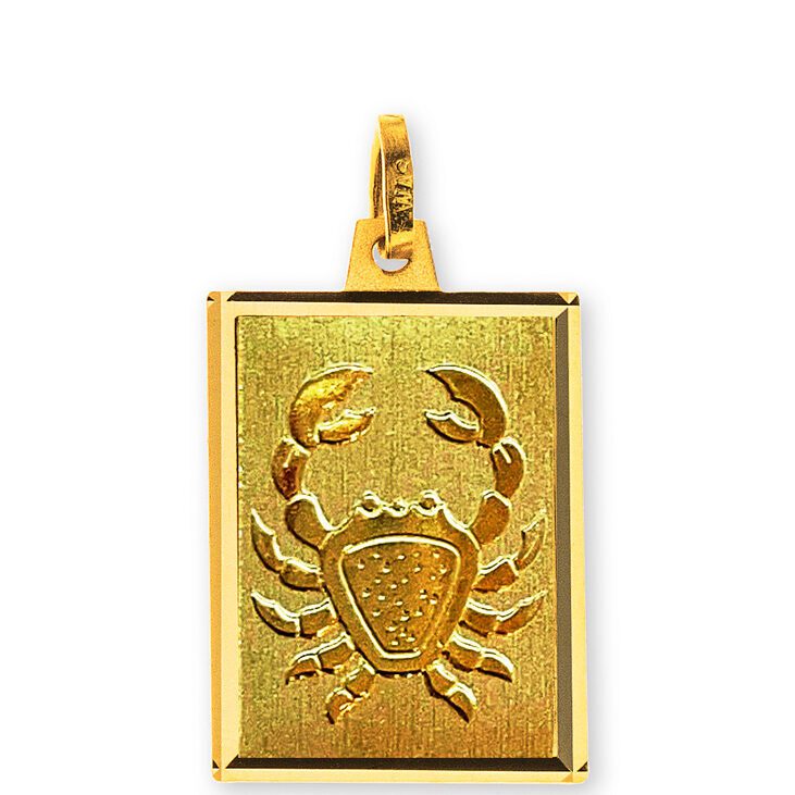 Anhänger Sternzeichen Krebs Gelbgold 750