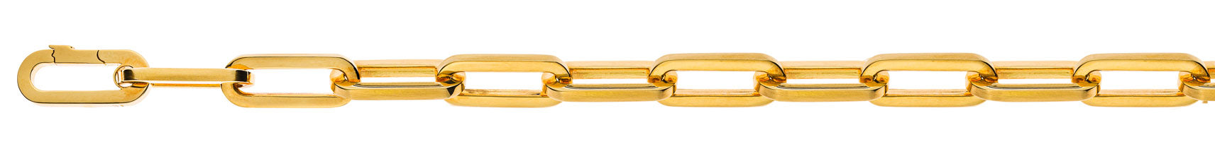 Armband Anker oval Gelbgold 750 Handarbeit 21,5cm