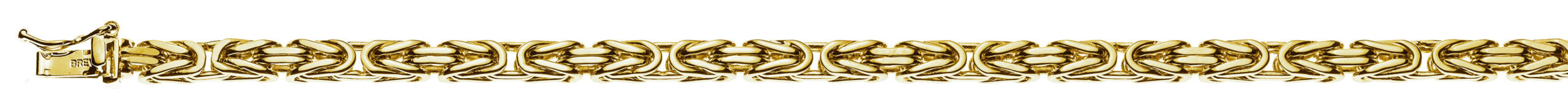 Bracelet Königskette klassisch Gelbgold 750 ca. 4.0 mm