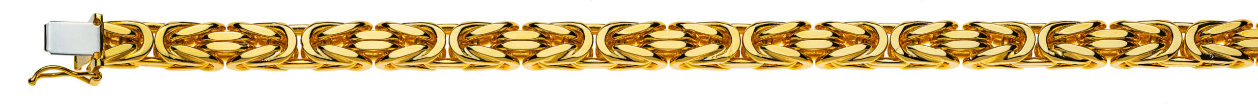 Bracelet Königskette klassisch Gelbgold 750 ca. 6.0mm 22cm
