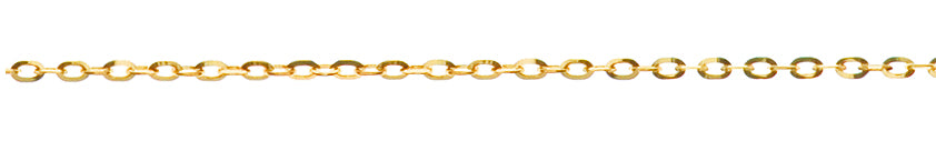 Anker oval diamantiert Gelbgold 750 ca. 1,7mm