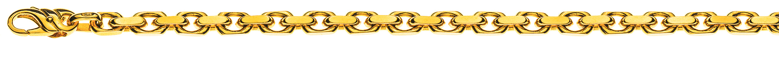 Anker geschliffen Gelbgold 750 ca. 5,0 mm