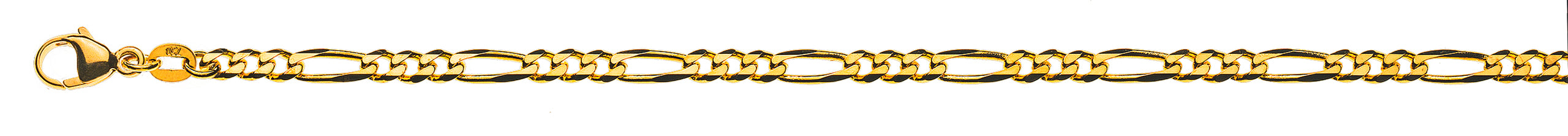 Figaro Gelbgold 750 ca. 3.4mm 