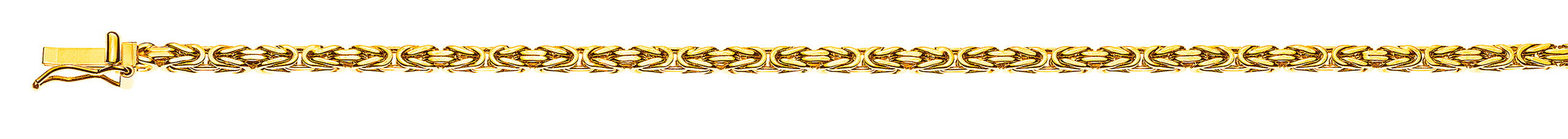 Armband Königskette klassisch Gelbgold 750 ca. 2.5 mm – 19cm