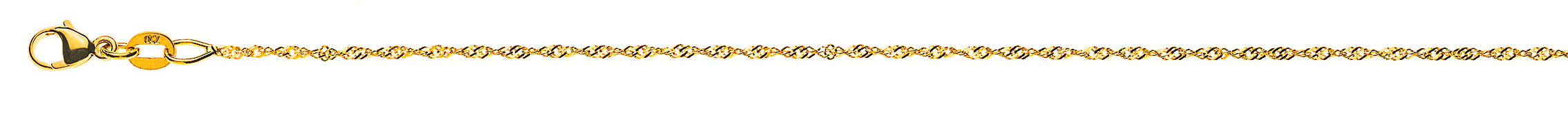 Singapur Gelbgold 750 ca. 1,2 mm