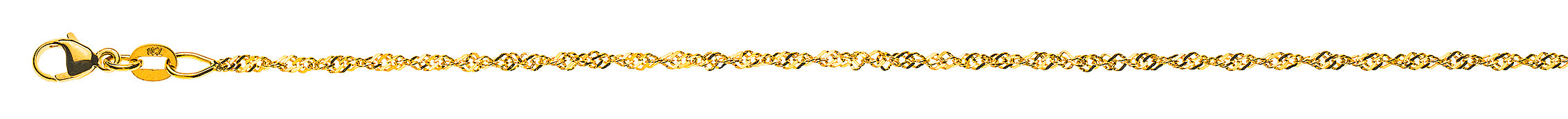 Singapur Gelbgold 750 ca. 1,5 mm