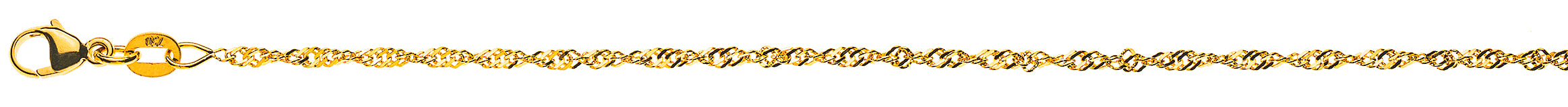 Singapur Gelbgold 750 ca. 1,9 mm