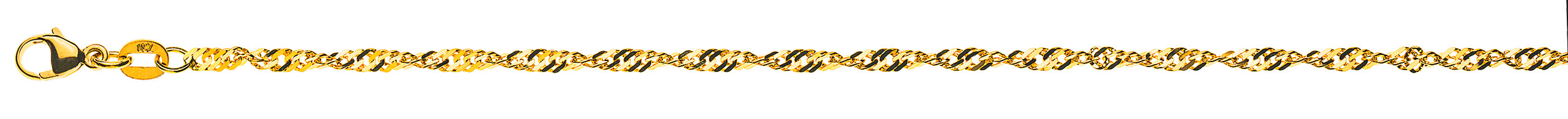 Singapur Gelbgold 750 ca. 2,4 mm