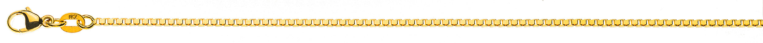 Venzianer diamantiert Gelbgold 750 ca. 1,4 mm
