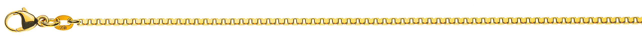 Venezianer diamantiert Gelbgold 750 ca. 1.6mm
