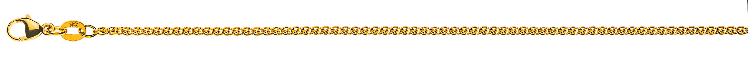 Zopf Gelbgold 750 ca. 1.6mm